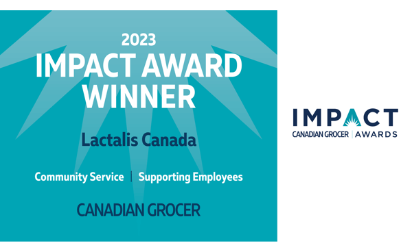 Lactalis Canada has been recognized with two 2023 Canadian Grocer Impact awards in the Supporting Employees and Community Service categories. 