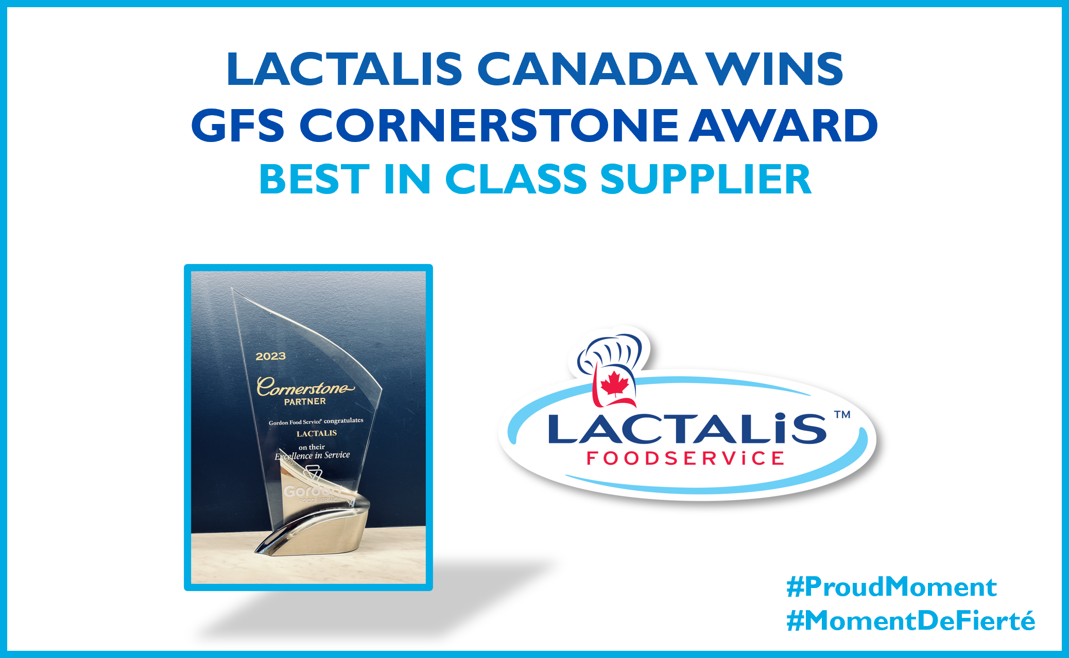 Lactalis Canada Wins  GFS Cornerstone Award